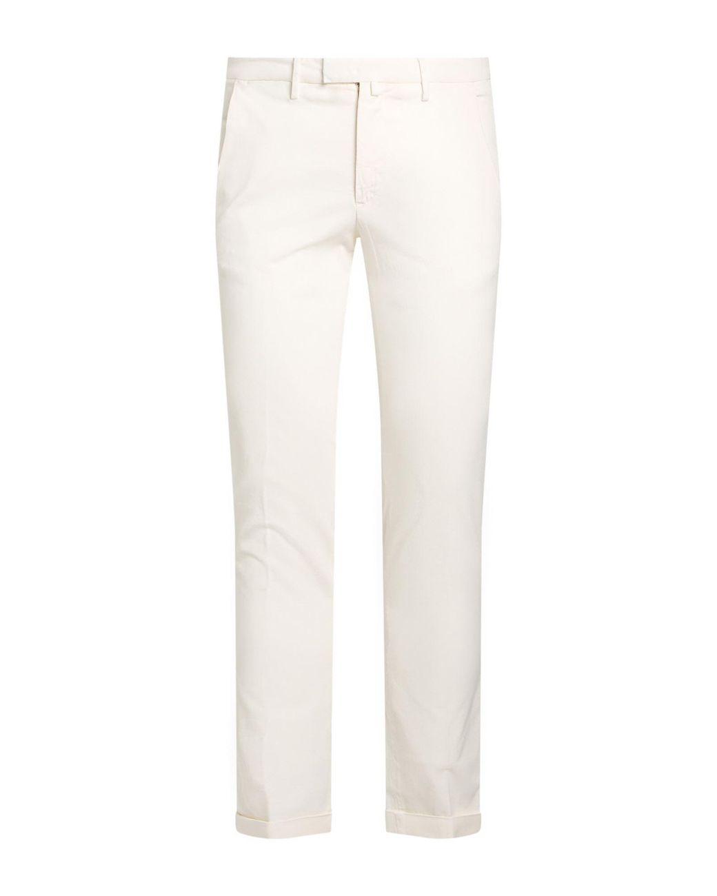 Briglia 1949 White Pants Cotton, Elastane for men