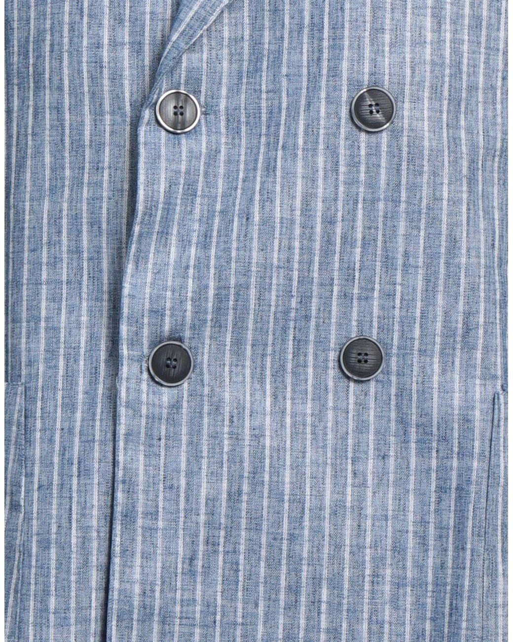OVER/D Blue Blazers for men
