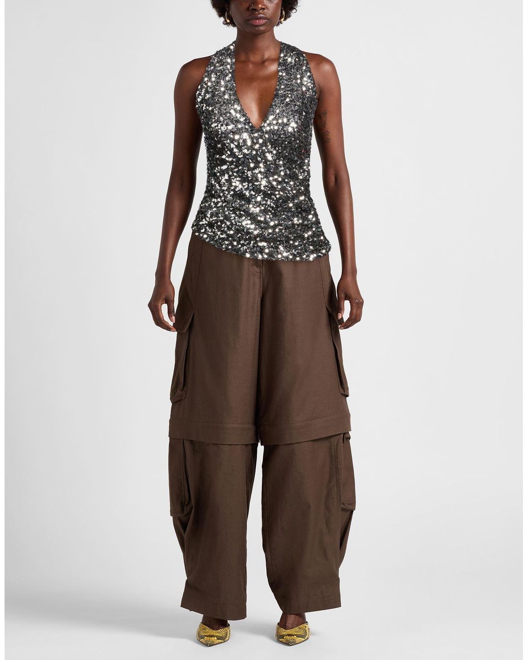 Dixie Black Top Polyester, Elastane