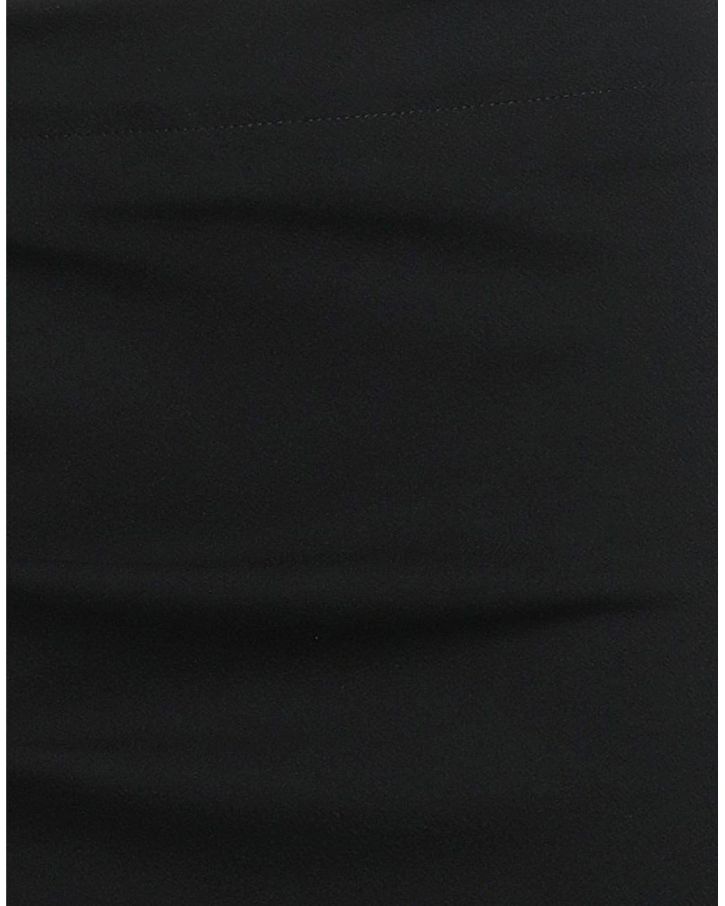 Lanvin Black Midi Skirt Viscose, Polyamide, Elastane