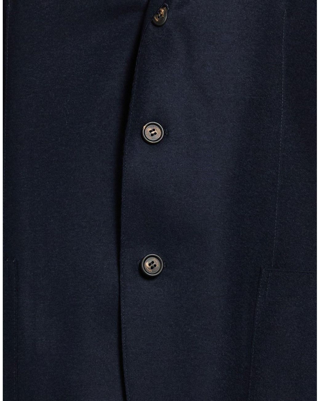 Eleventy Blue Blazer Wool, Polyamide for men