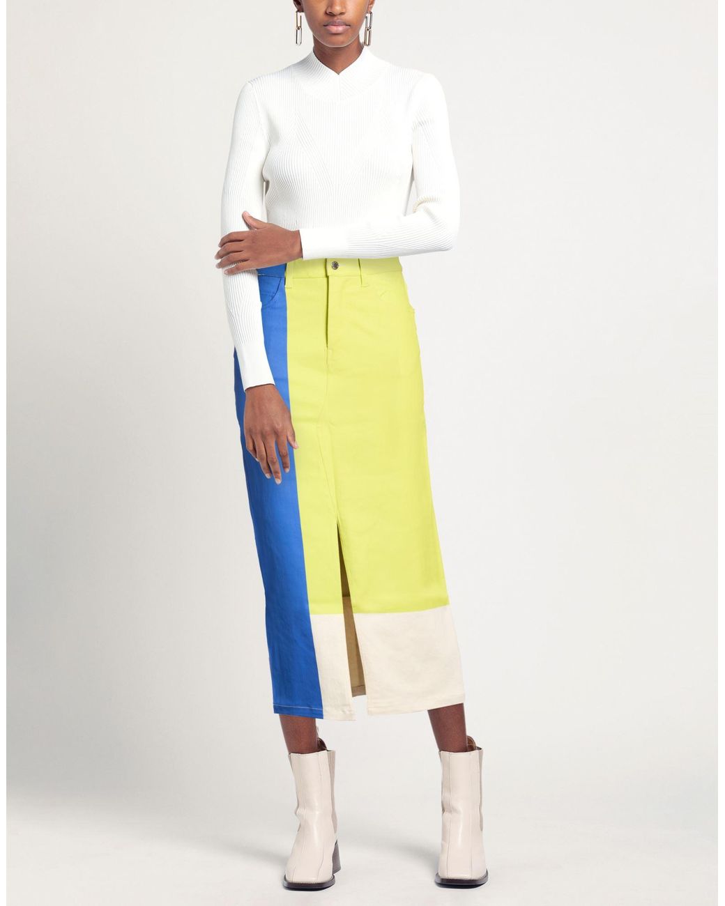 Simon Miller Yellow Denim Skirt