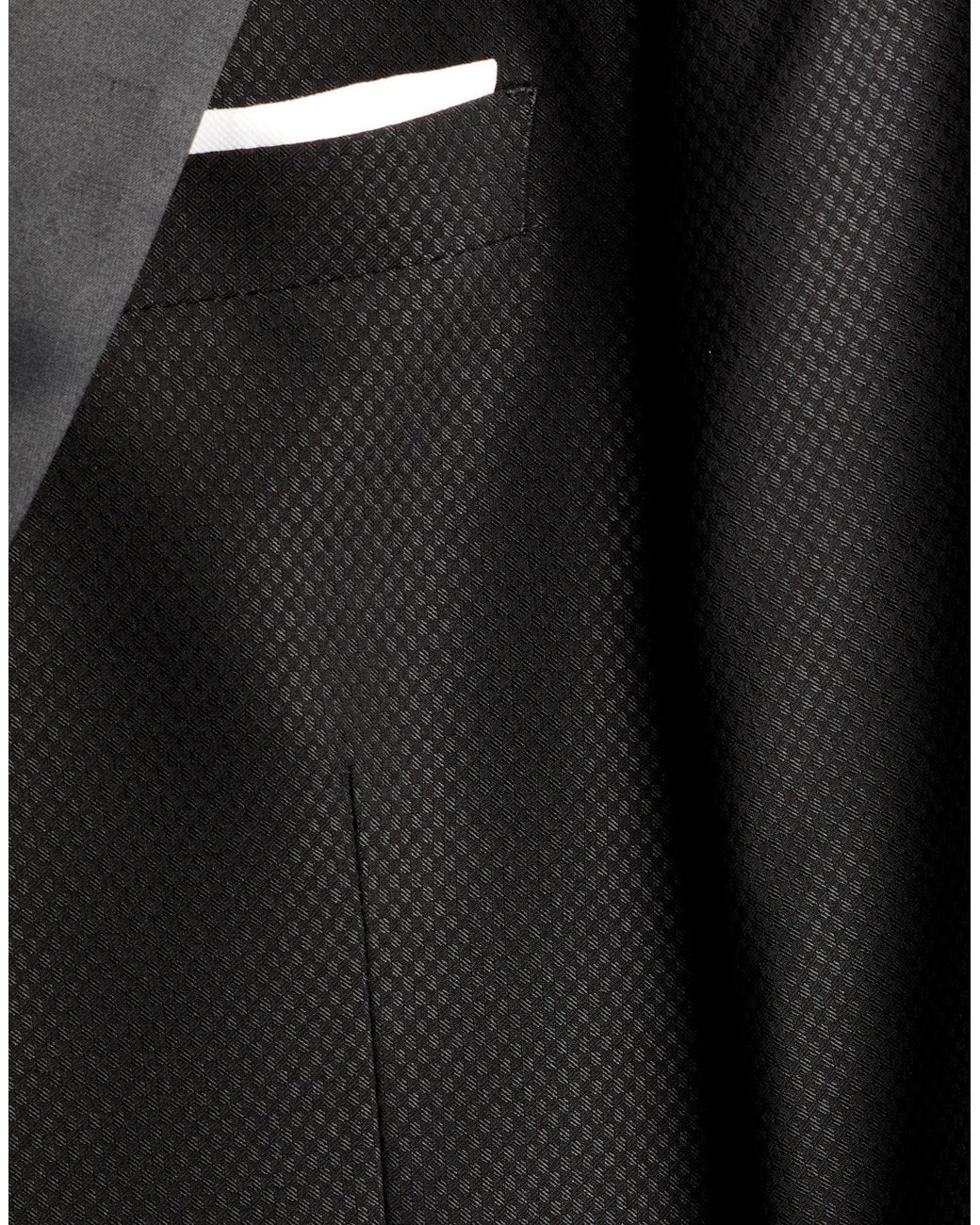 Daniele Alessandrini Black Suit Polyester, Viscose, Elastane for men