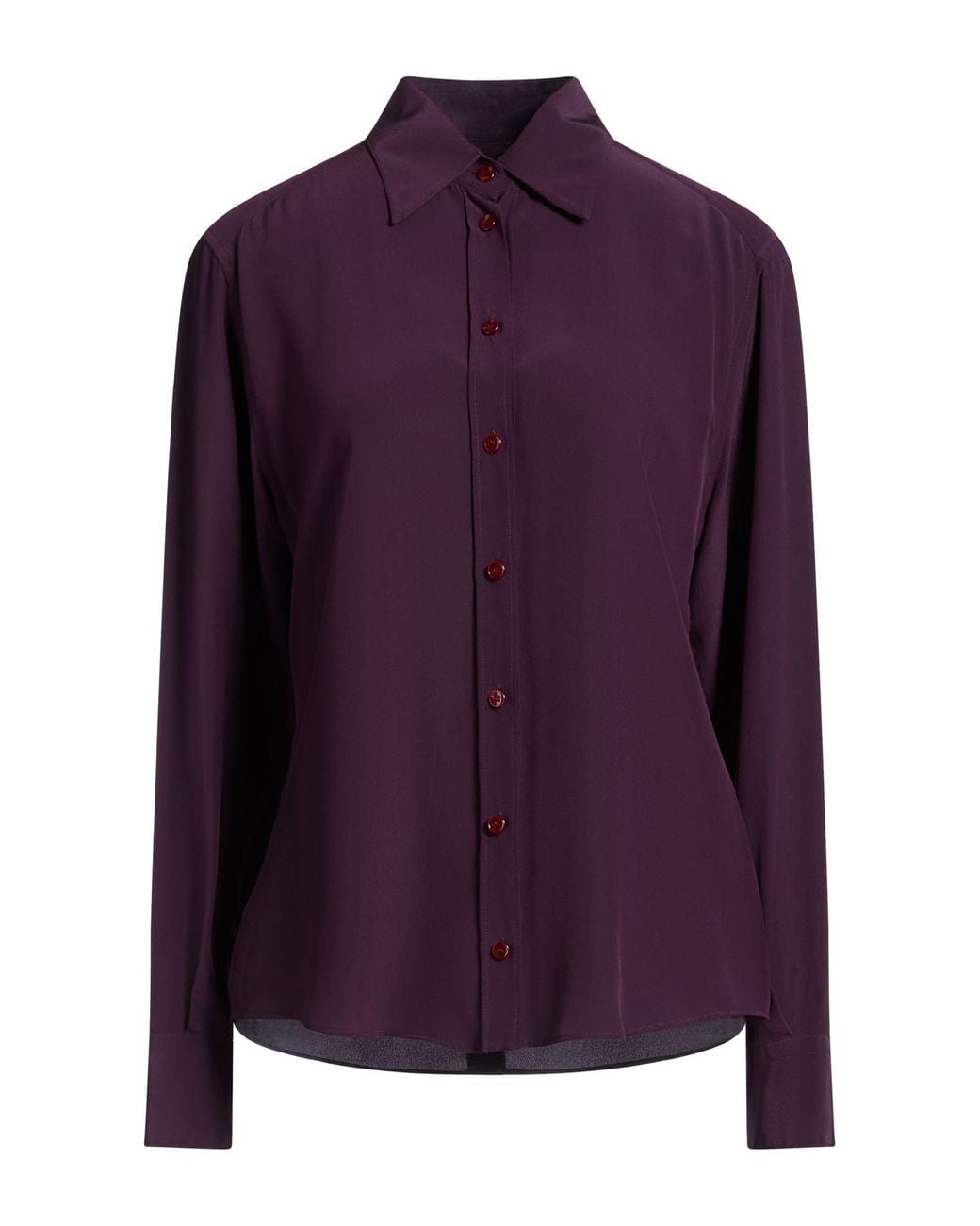 Dolce & Gabbana Purple Shirt Silk