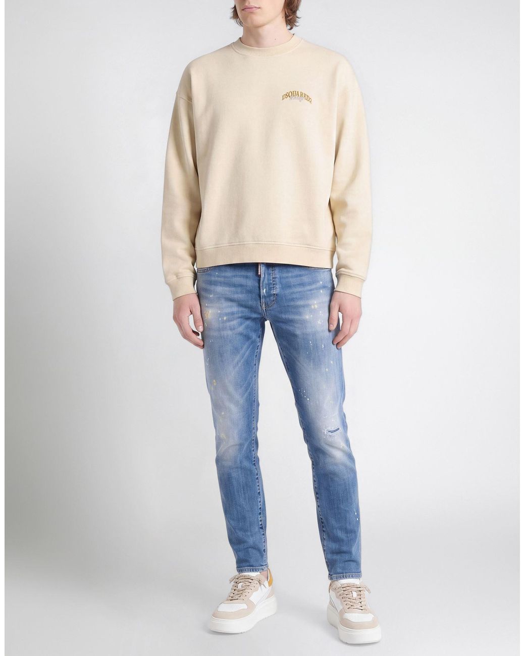 DSquared² Natural Sweatshirts for men