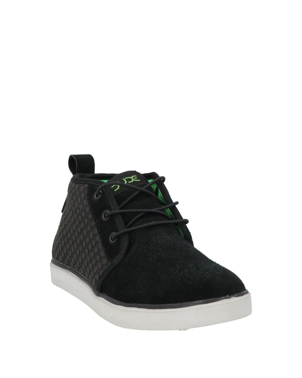 HeyDude Black Ankle Boots Leather, Polyamide for men