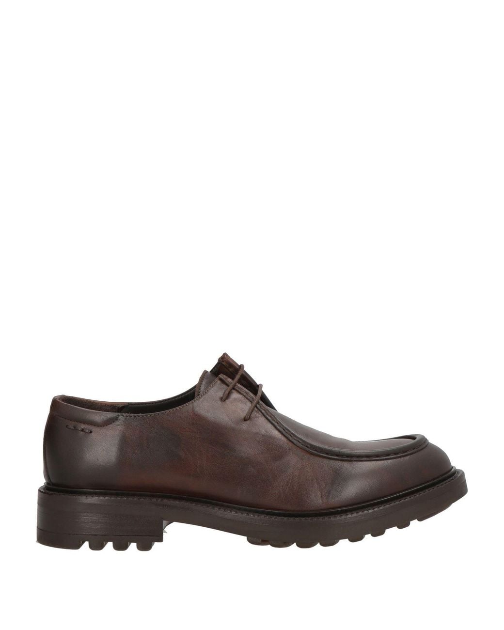 Alexander Hotto Brown Lace-Up Shoes for men