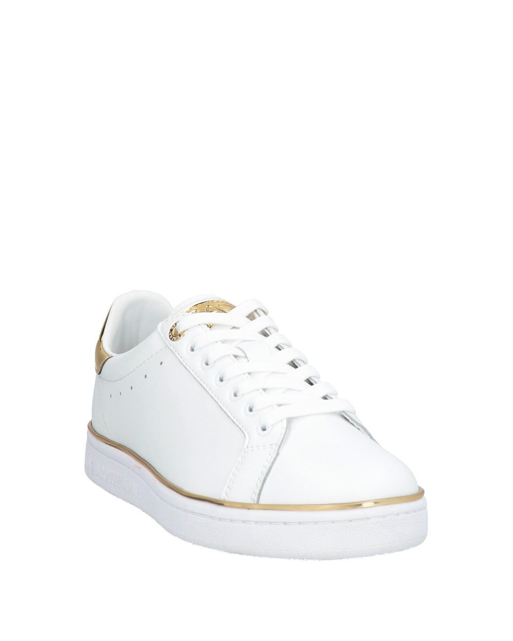 EA7 White Sneakers Cow Leather