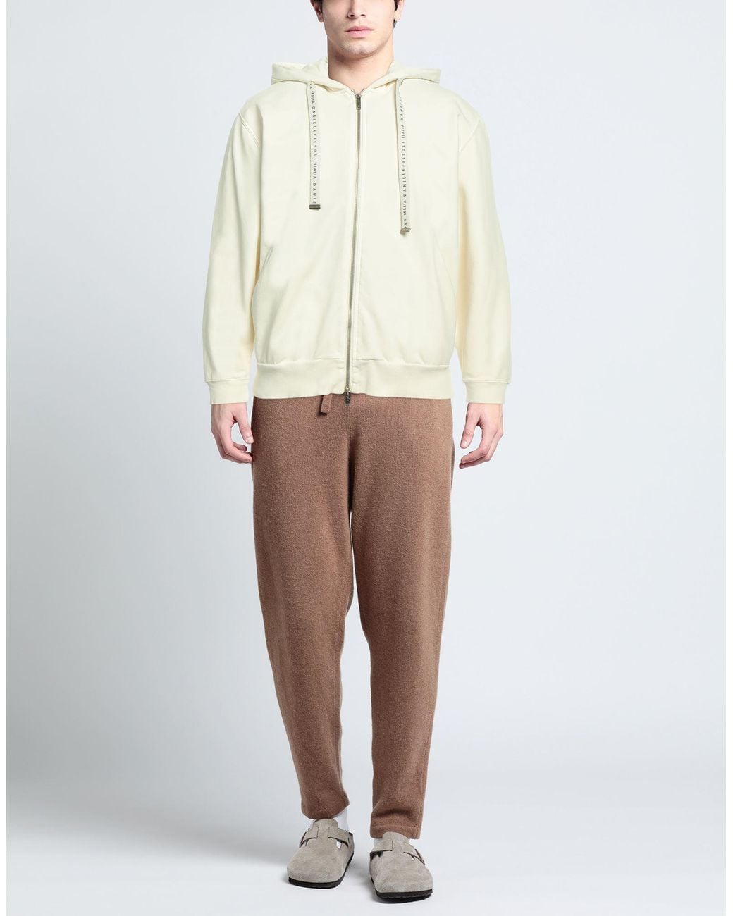 Daniele Fiesoli Natural Sweatshirt for men