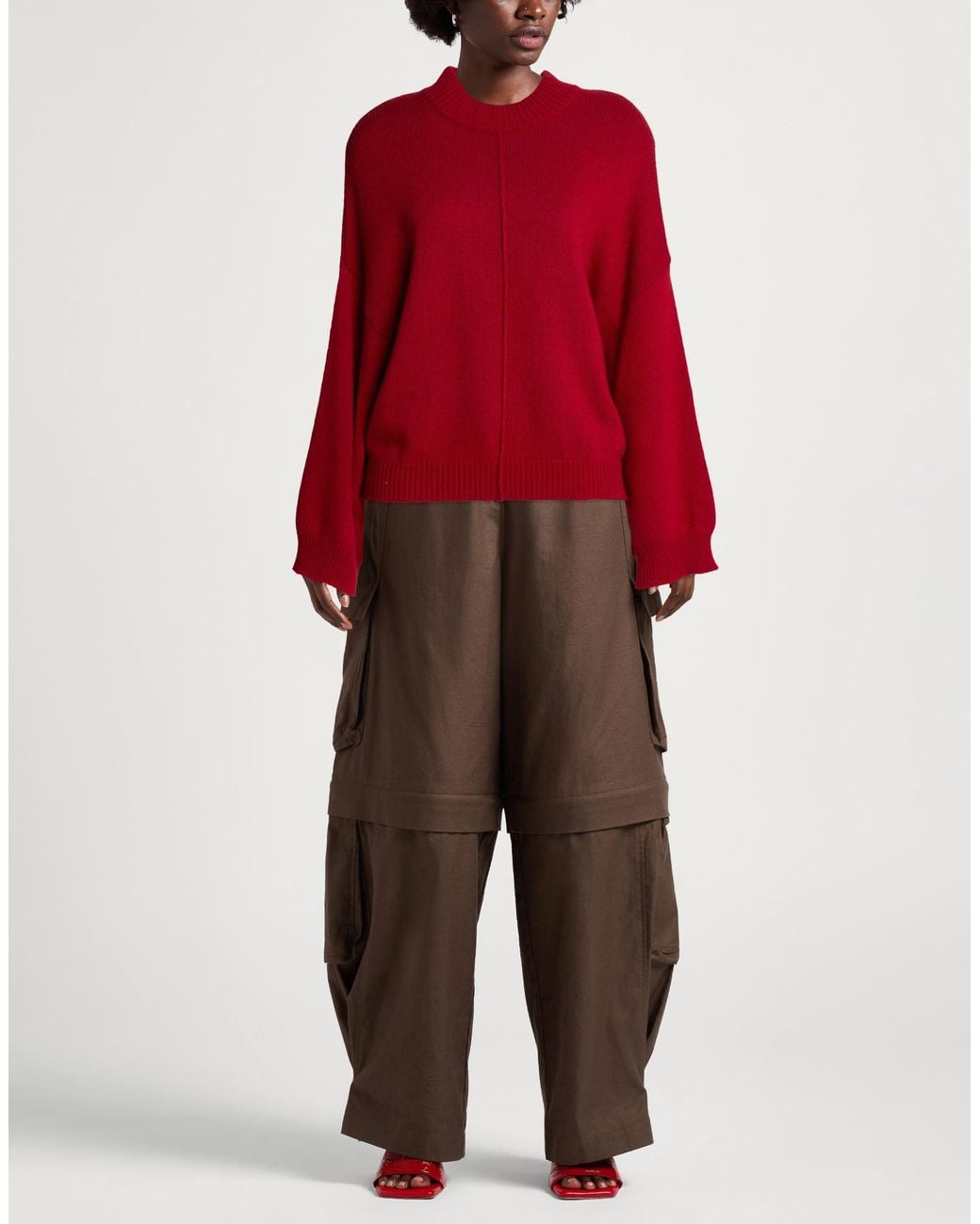ViCOLO Red Brick Sweater Viscose, Polyamide, Wool, Cashmere