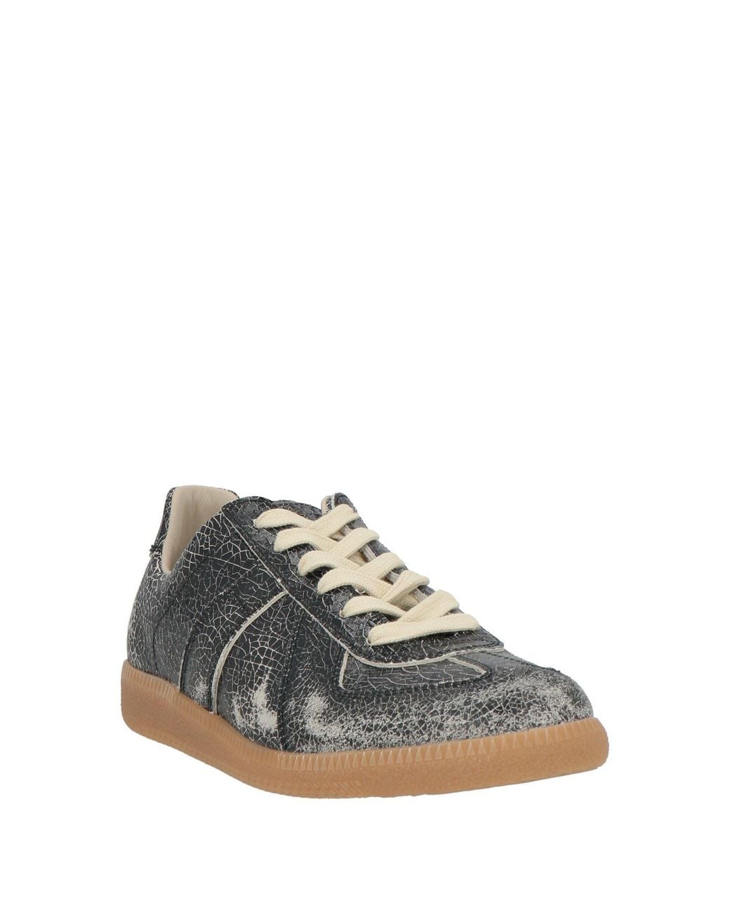 Maison Margiela Black Sneakers Leather