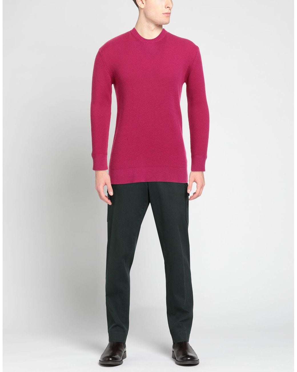 CAPSULE KNIT Pink Jumper for men