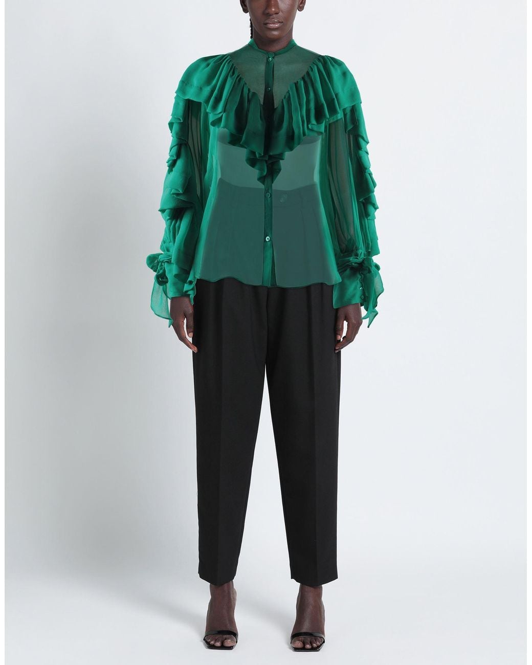 Rochas Green Shirt