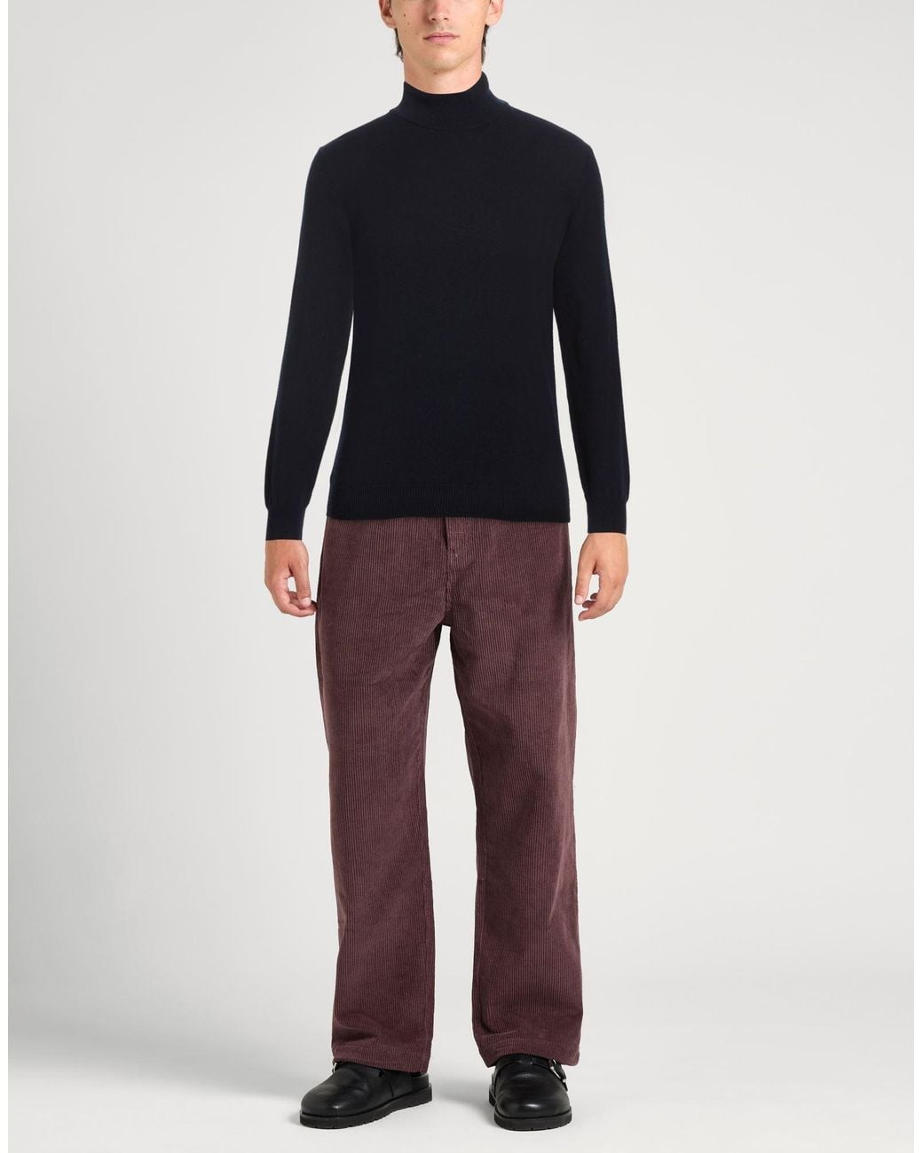 Bellwood Blue Turtleneck Cotton, Wool, Cashmere for men