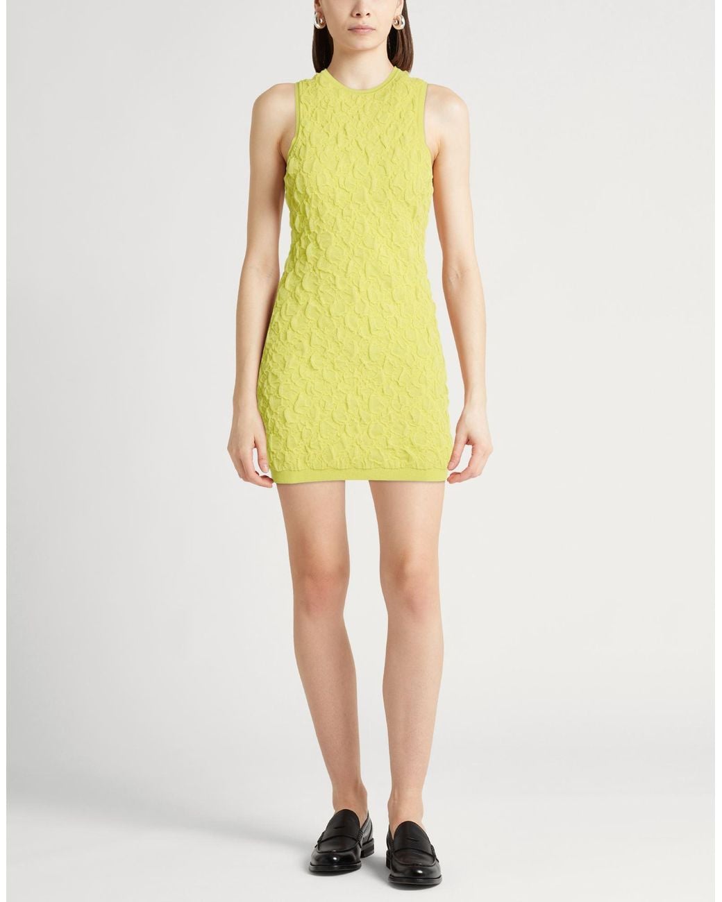 Elisabetta Franchi Yellow Mini Dress