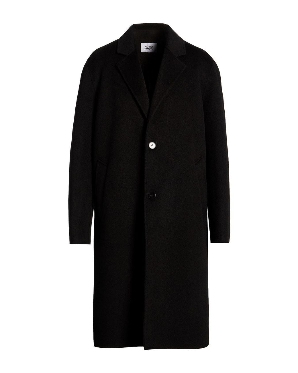Cappotto di Alpha Studio in Black da Uomo