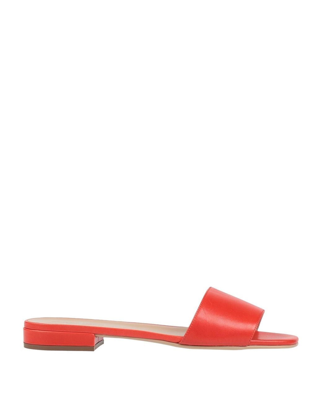 Sergio Rossi Red Sandals Leather