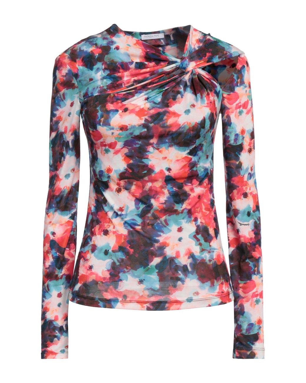 Patrizia Pepe Red Top Polyester, Elastane