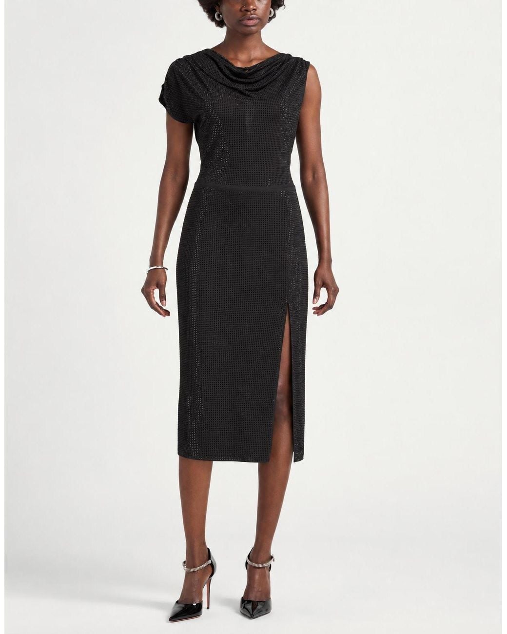 Silvian Heach Black Midi Dresses