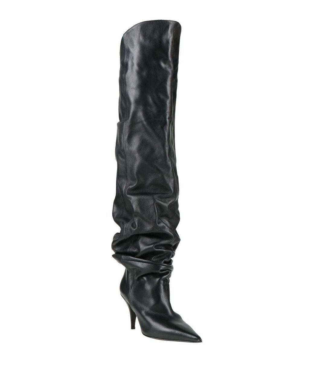 Strategia Black Boot Leather
