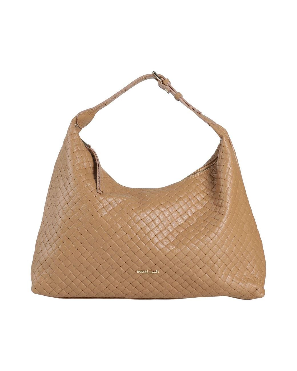 Marc Ellis Natural Camel Shoulder Bag Leather