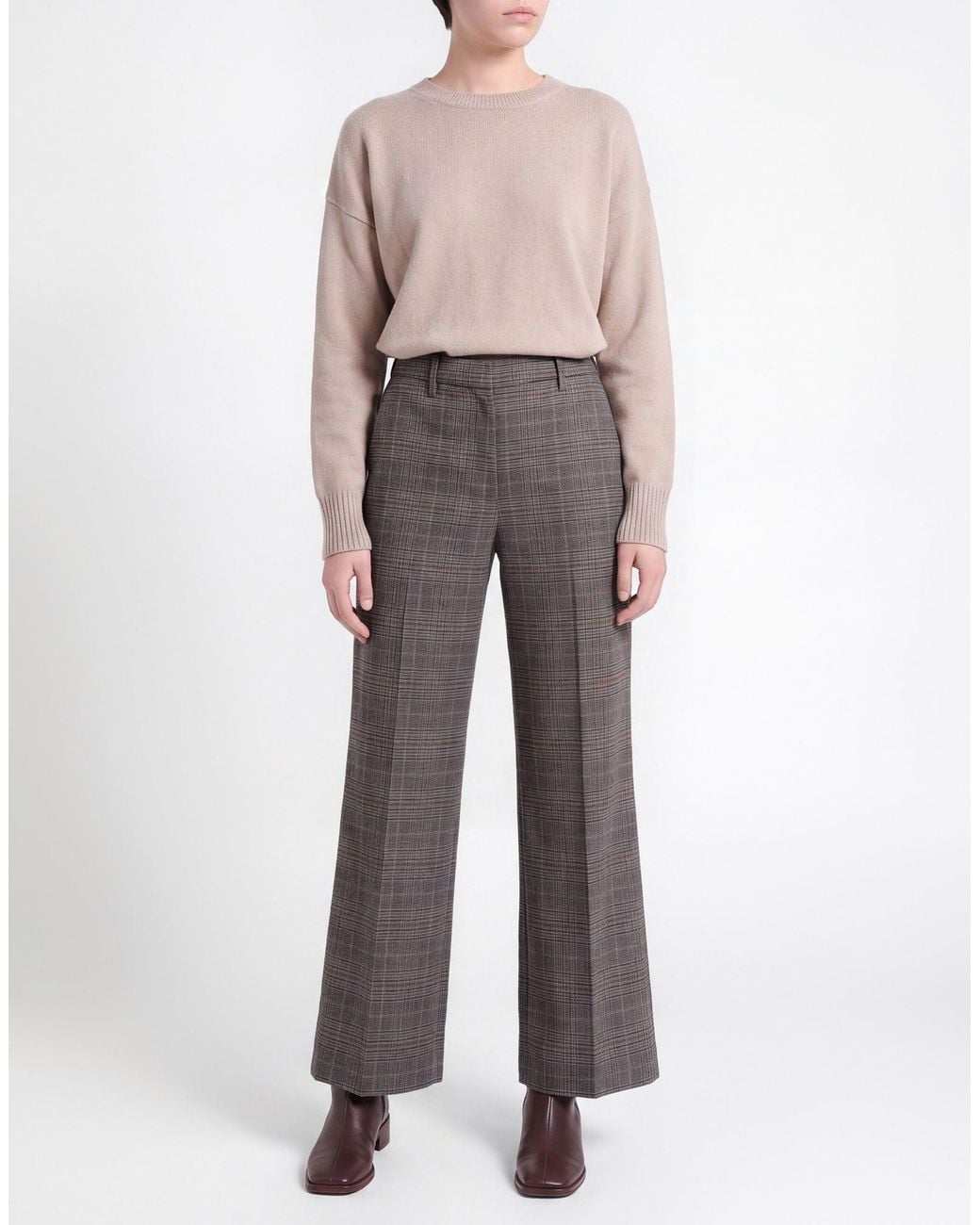 True Royal Gray Pants Polyester, Viscose, Elastane