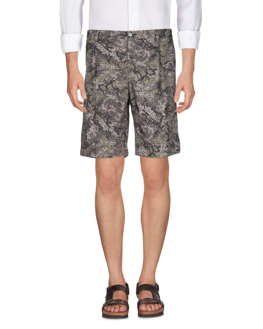 Dolce & Gabbana Gray Shorts & Bermuda Shorts for men