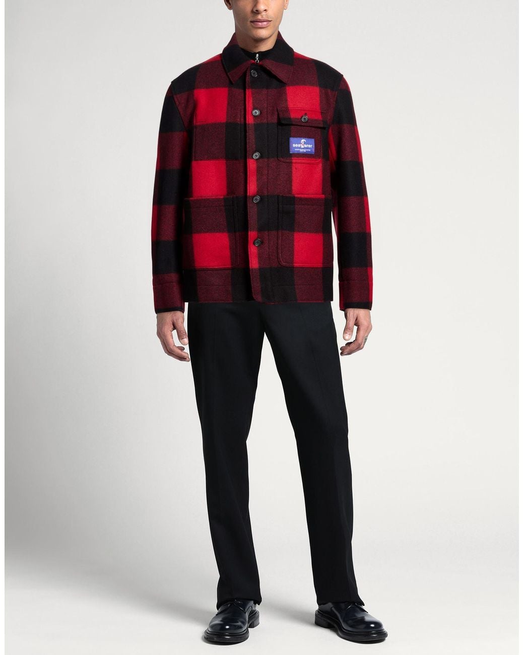 Seafarer Red Jacket Wool, Polyamide for men