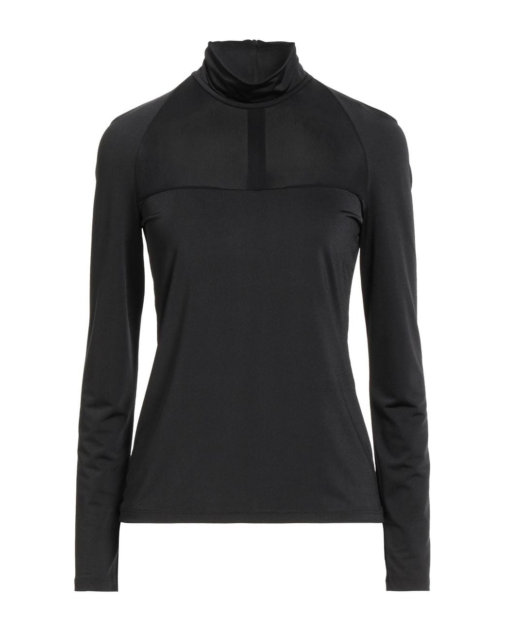 SIMONA CORSELLINI Black Top Polyester, Elastane, Polyamide