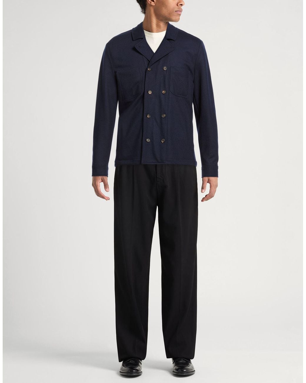 Eleventy Blue Jacket Wool, Viscose for men