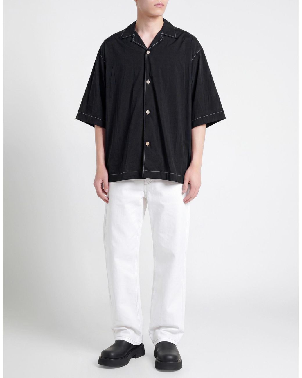 Sunnei Blue Shirt Polyamide, Elastane for men