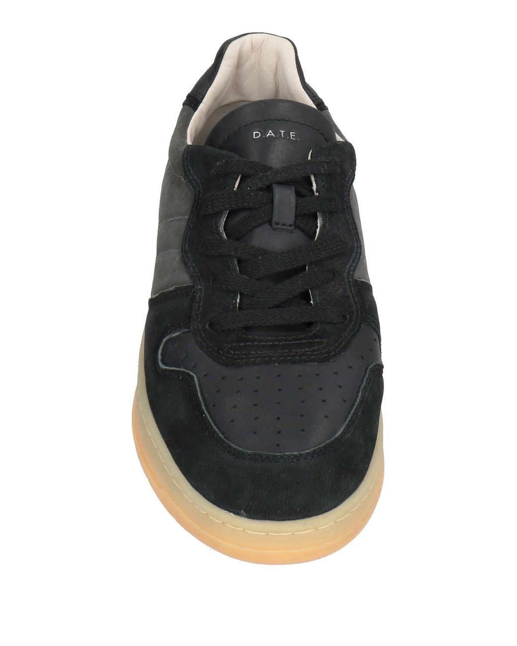 Date Black Sneakers Leather for men