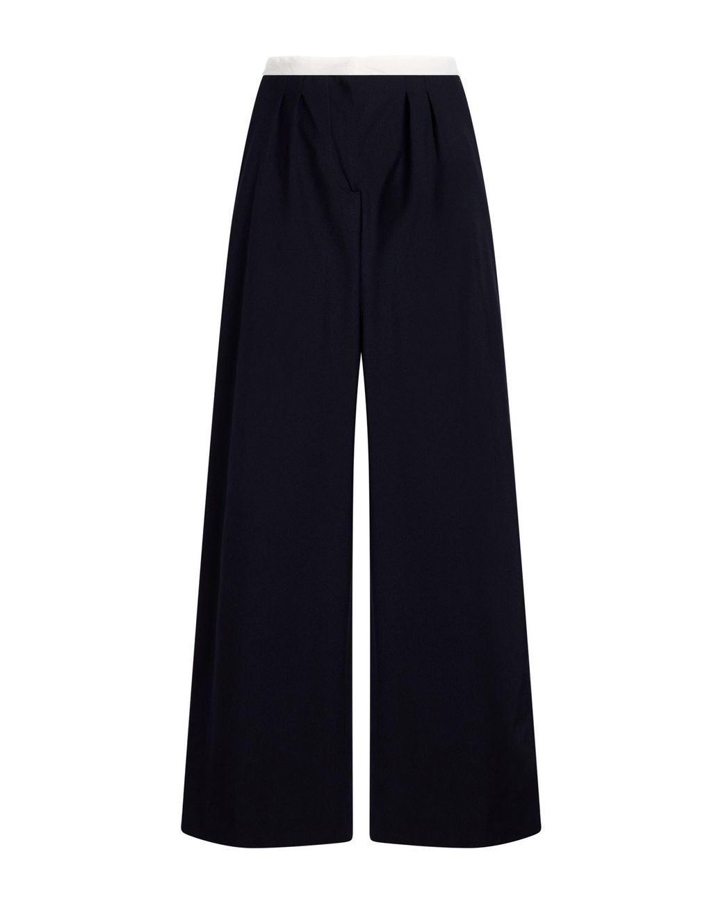 Officine Generale Blue Pants Pure Virgin Wool Iws