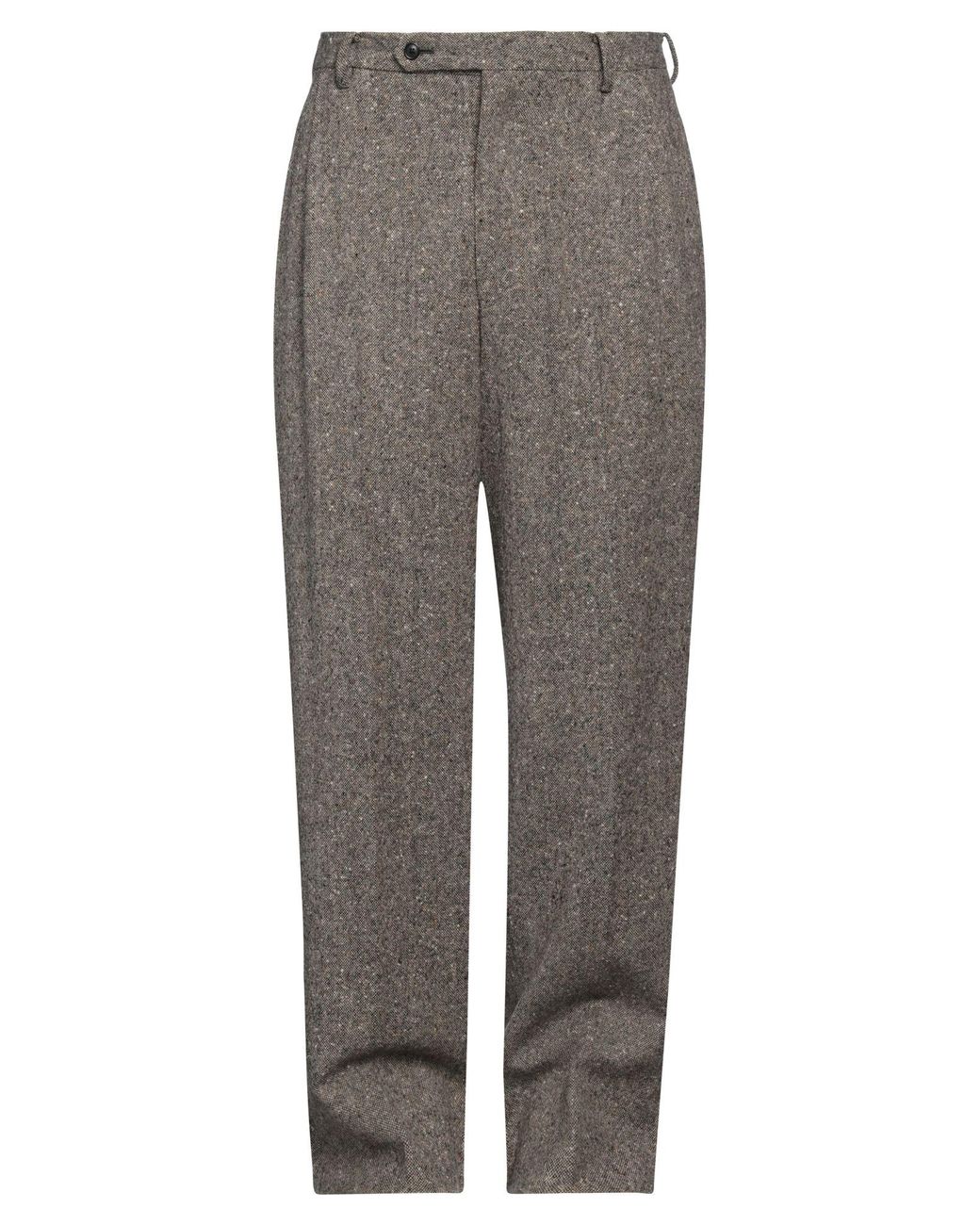 Kaptain Sunshine Khaki Pants Wool in Gray for Men | Lyst