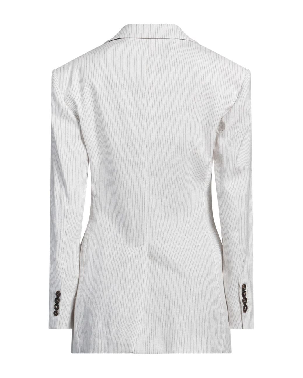 Brunello Cucinelli White Blazer