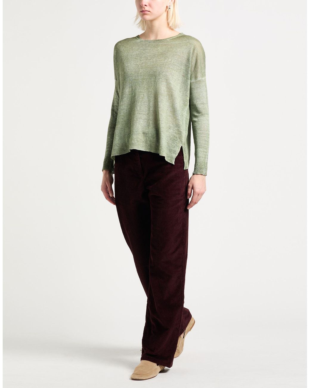 ALESSANDRO ASTE Green Pullover