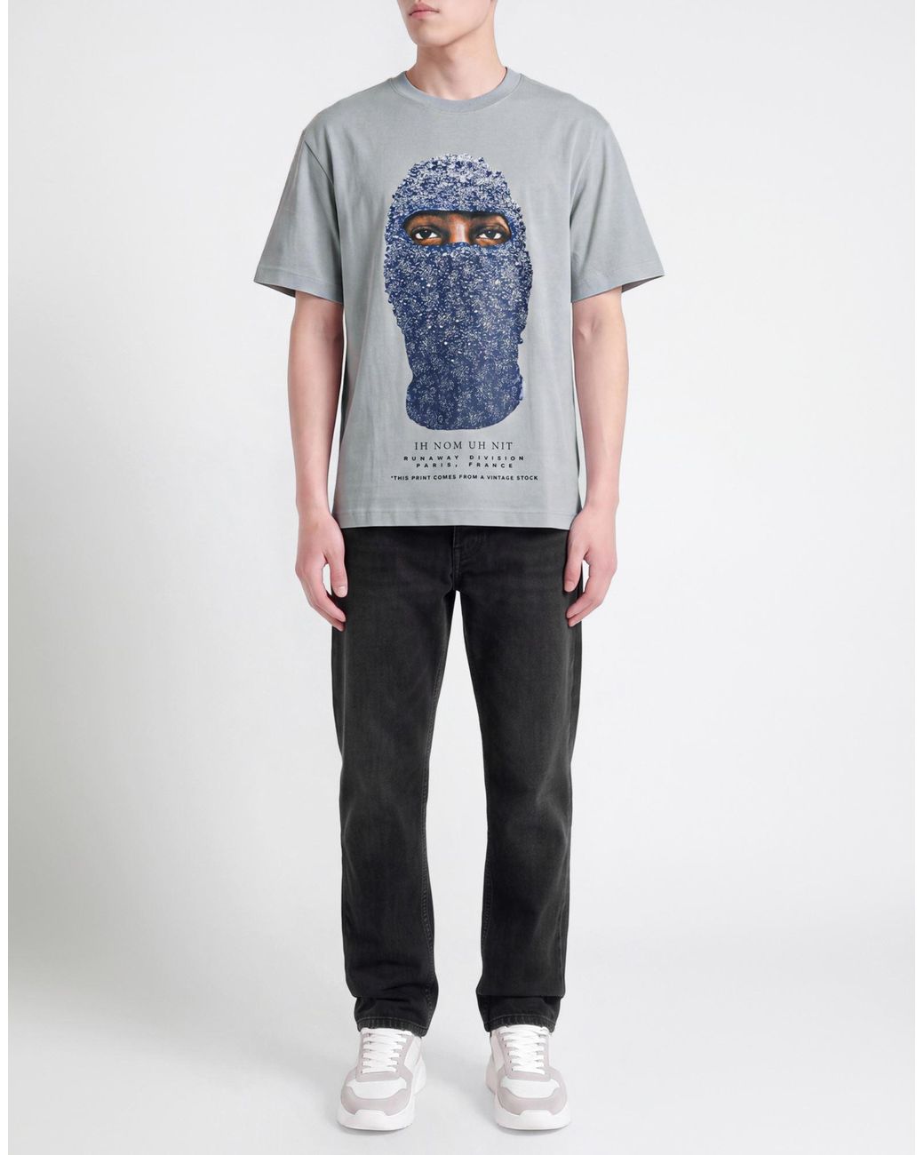 Ih Nom Uh Nit Blue T-Shirt Cotton for men