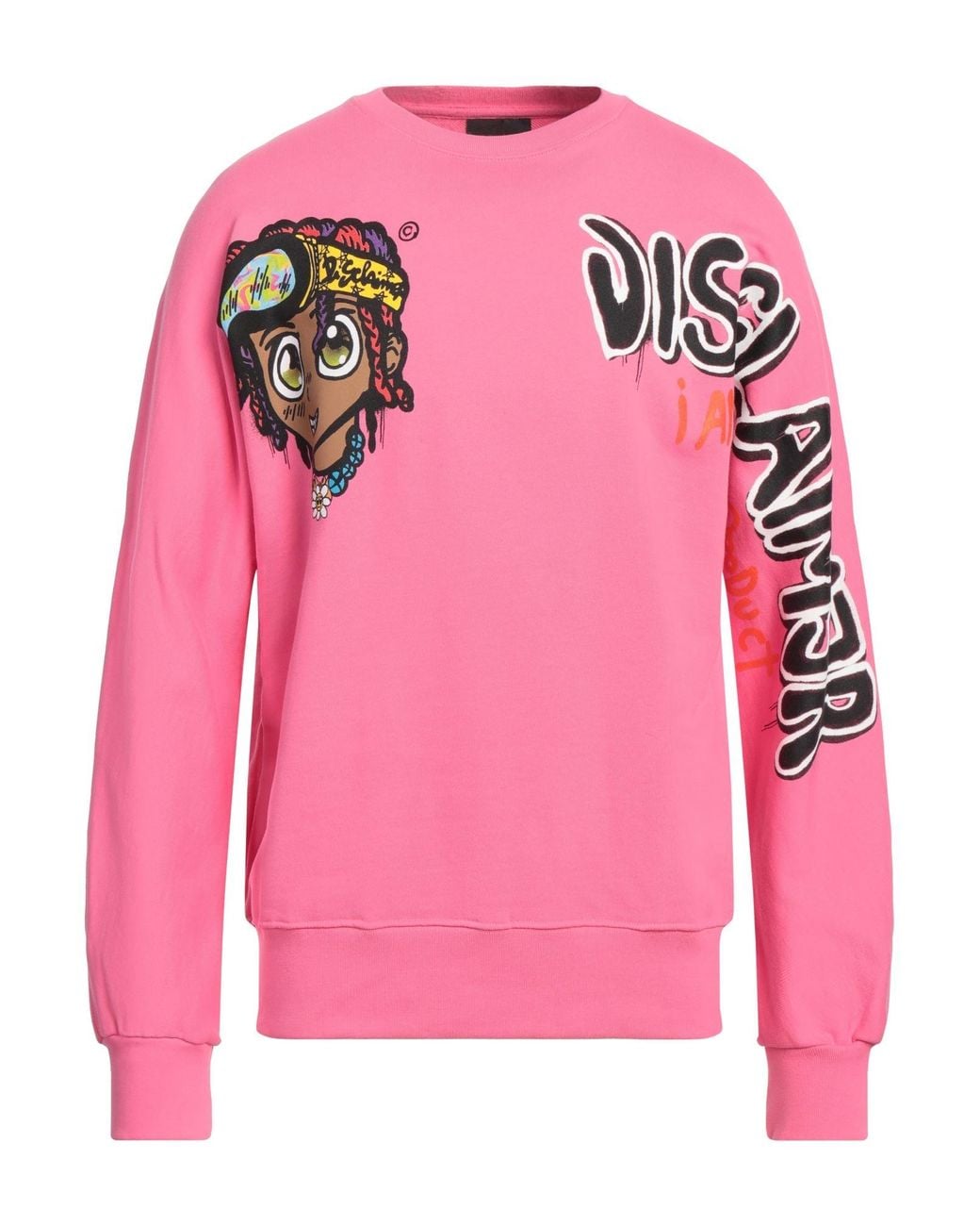 Sudadera DISCLAIMER de hombre de color Pink