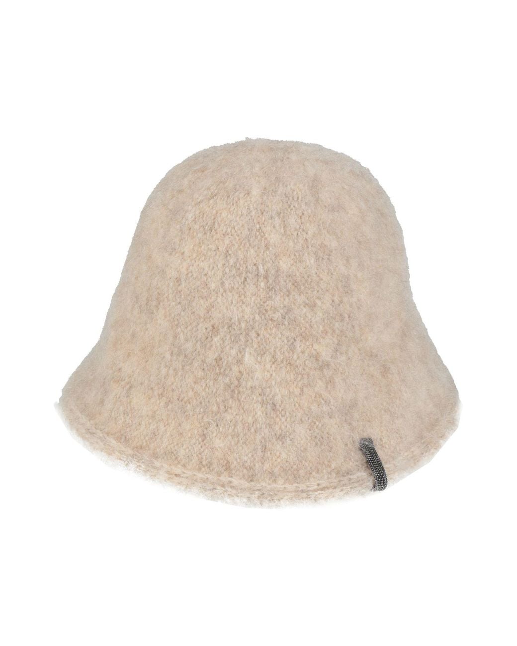 Brunello Cucinelli Natural Hat Mohair Wool, Polyamide, Wool