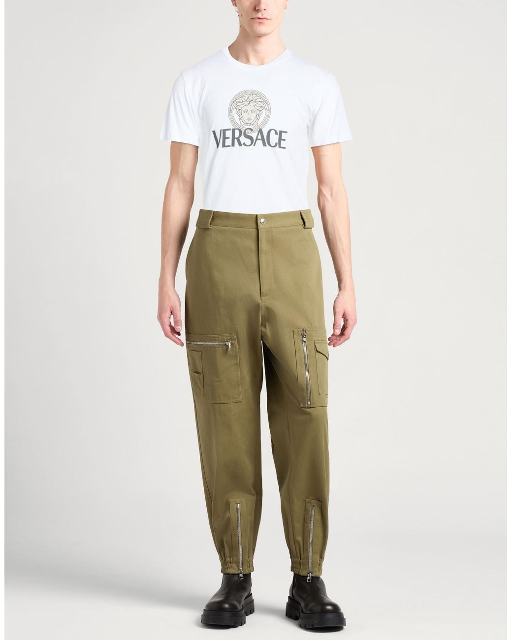 Camiseta Versace de hombre de color White