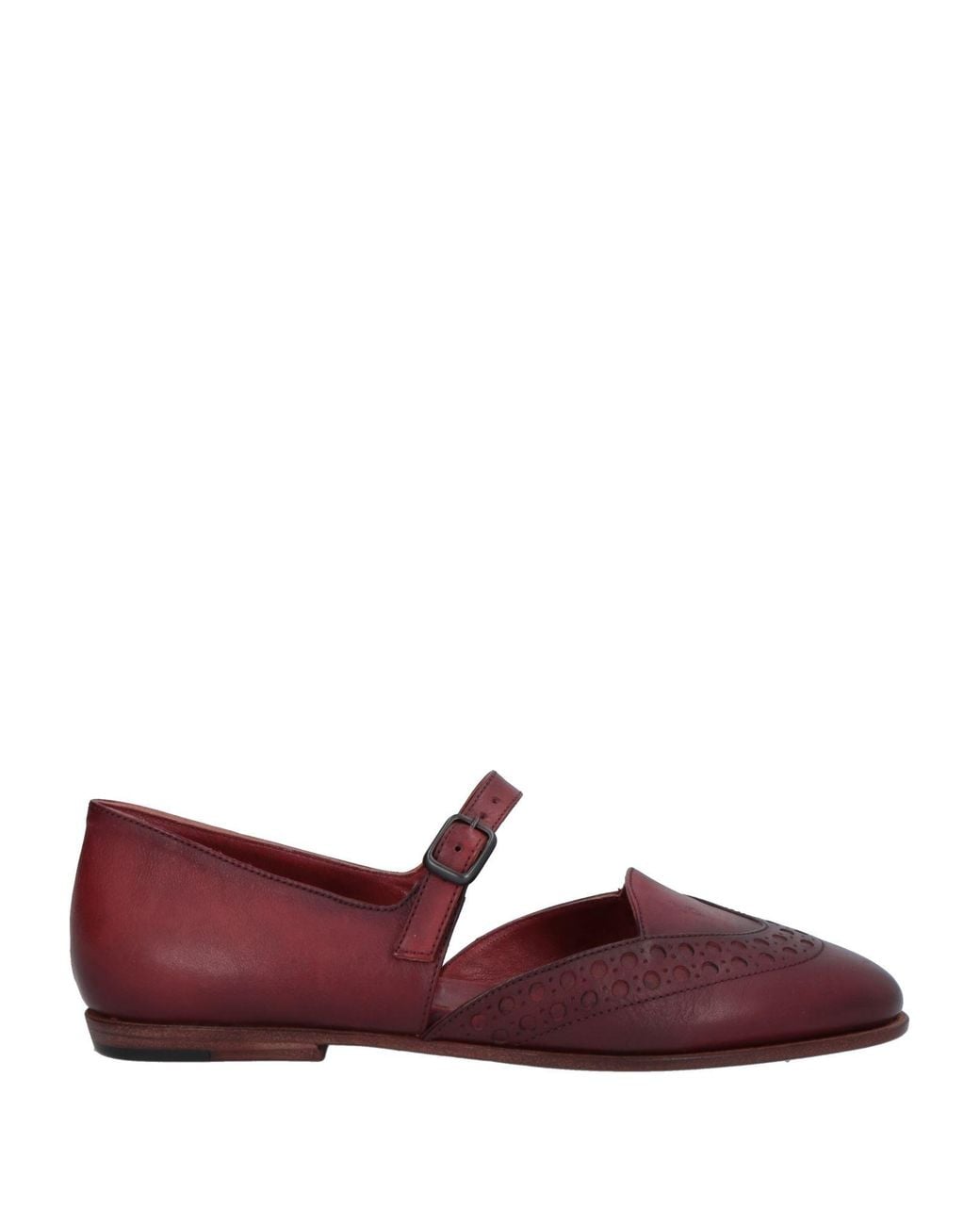 Pantanetti Red Ballet Flats