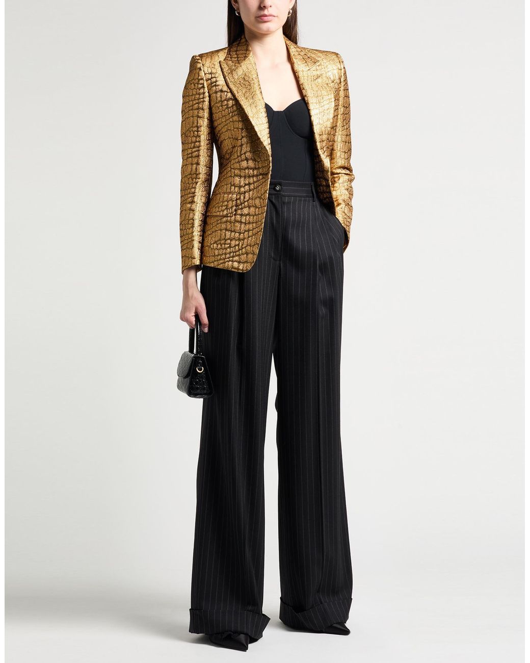 Tom Ford Brown Blazer Acrylic, Acetate, Polyester
