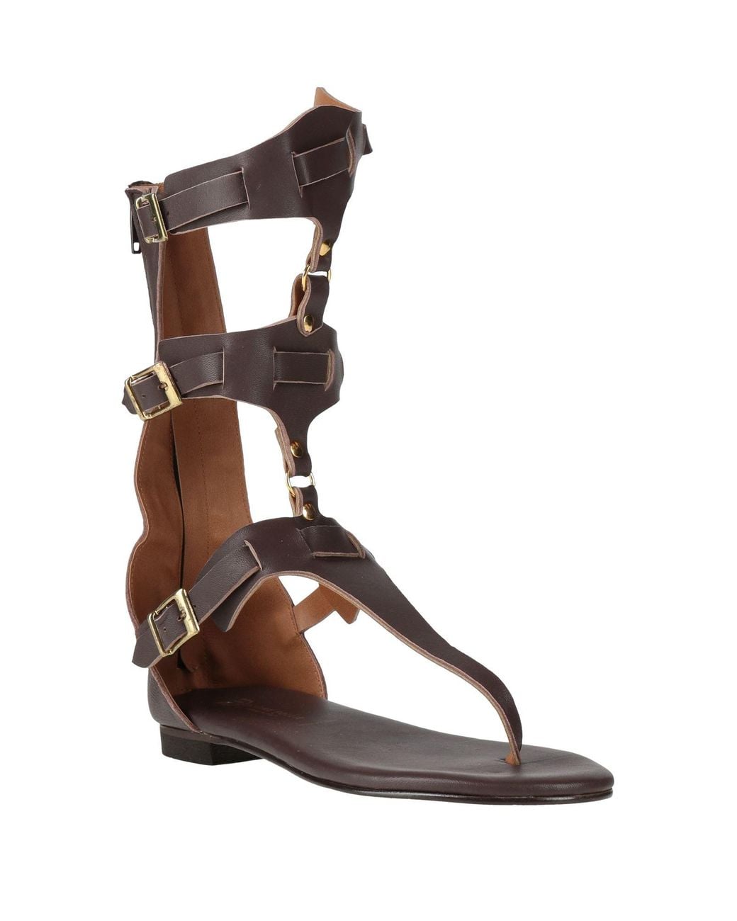 Divine Follie Brown Thong Sandal