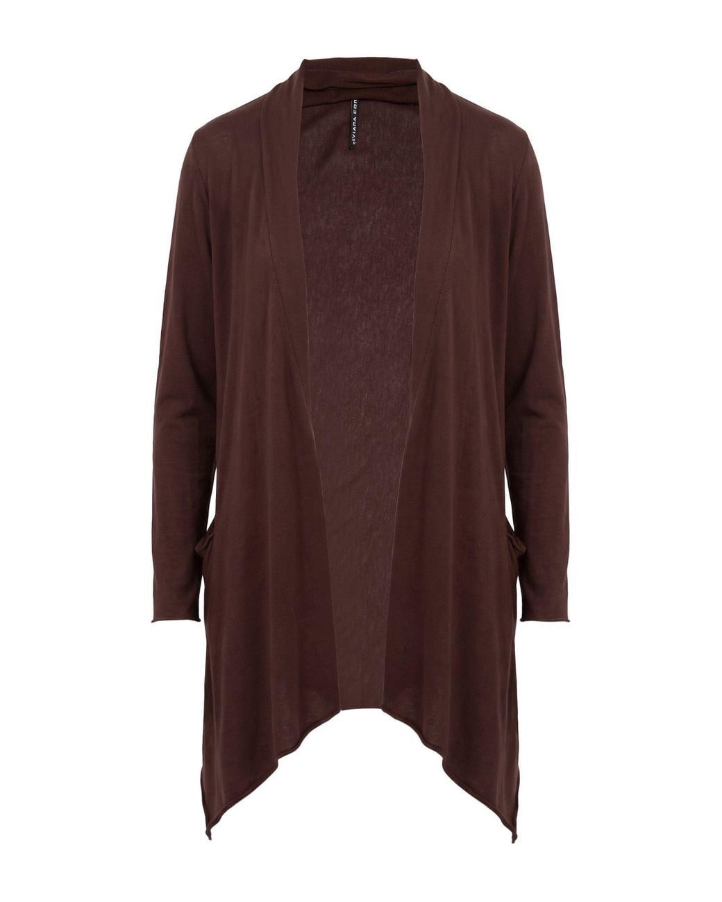 Liviana Conti Brown Chocolate Cardigan Cotton