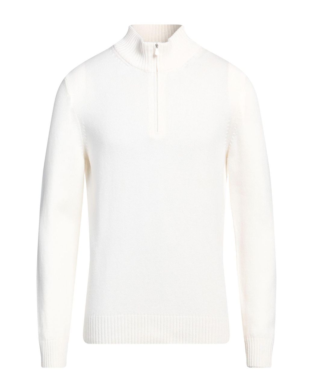 Gran Sasso White Turtleneck for men