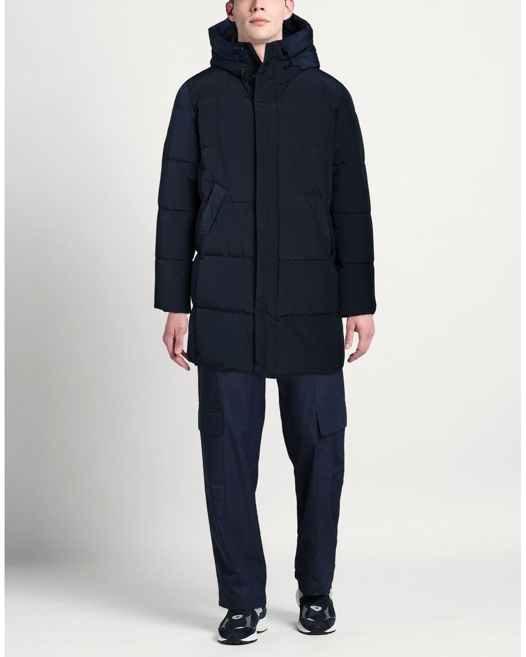 ADHOCONCEPT Blue Puffers for men