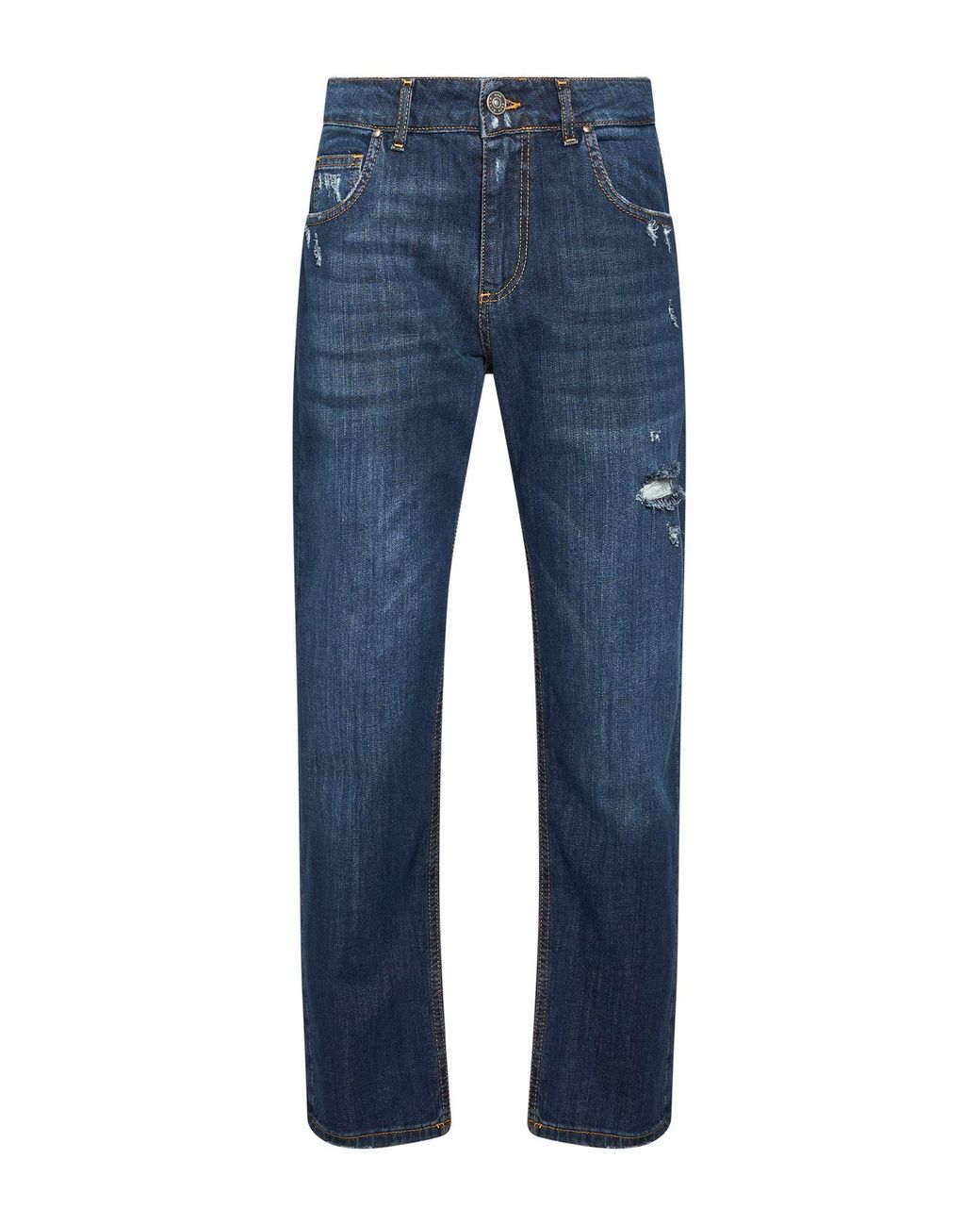 God Save Denim Blue Jeans Cotton, Elastane