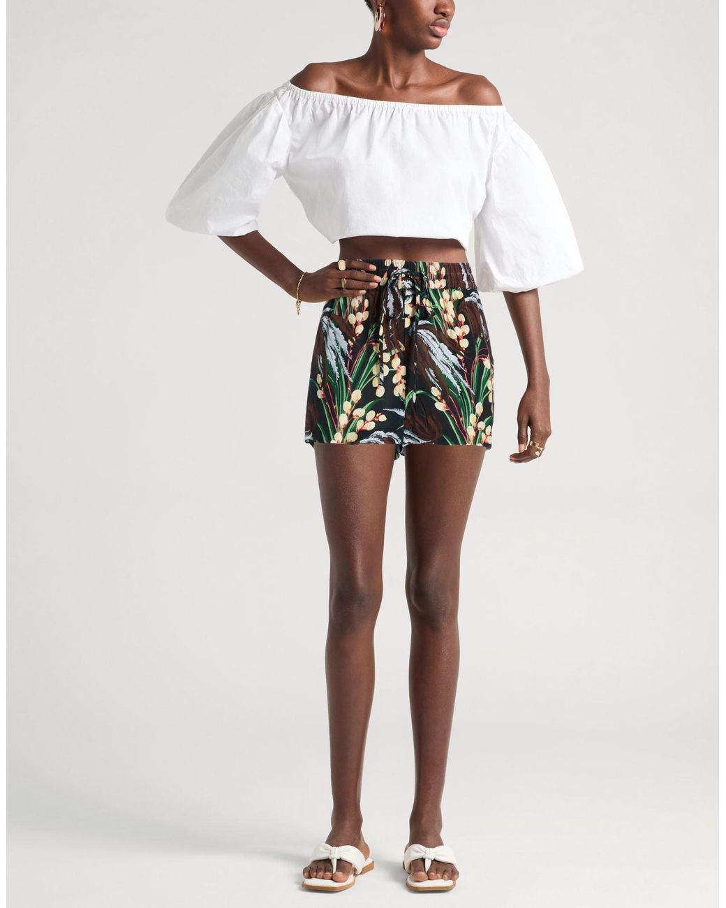 P.A.R.O.S.H. Green P.A.R.O..H. Shorts & Bermuda Shorts