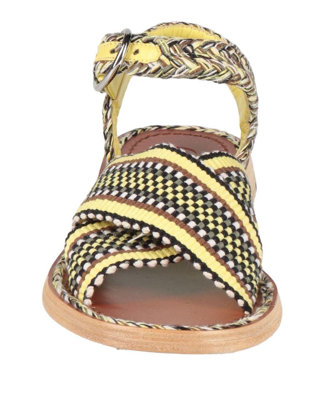 Amambaih Metallic Sandals