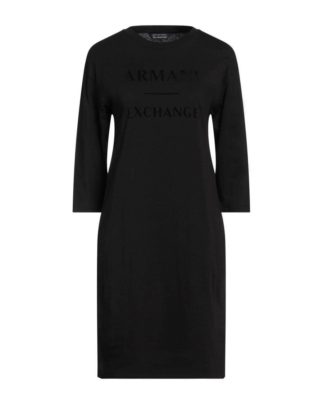 ARMANI EXCHANGE Black Mini Dress